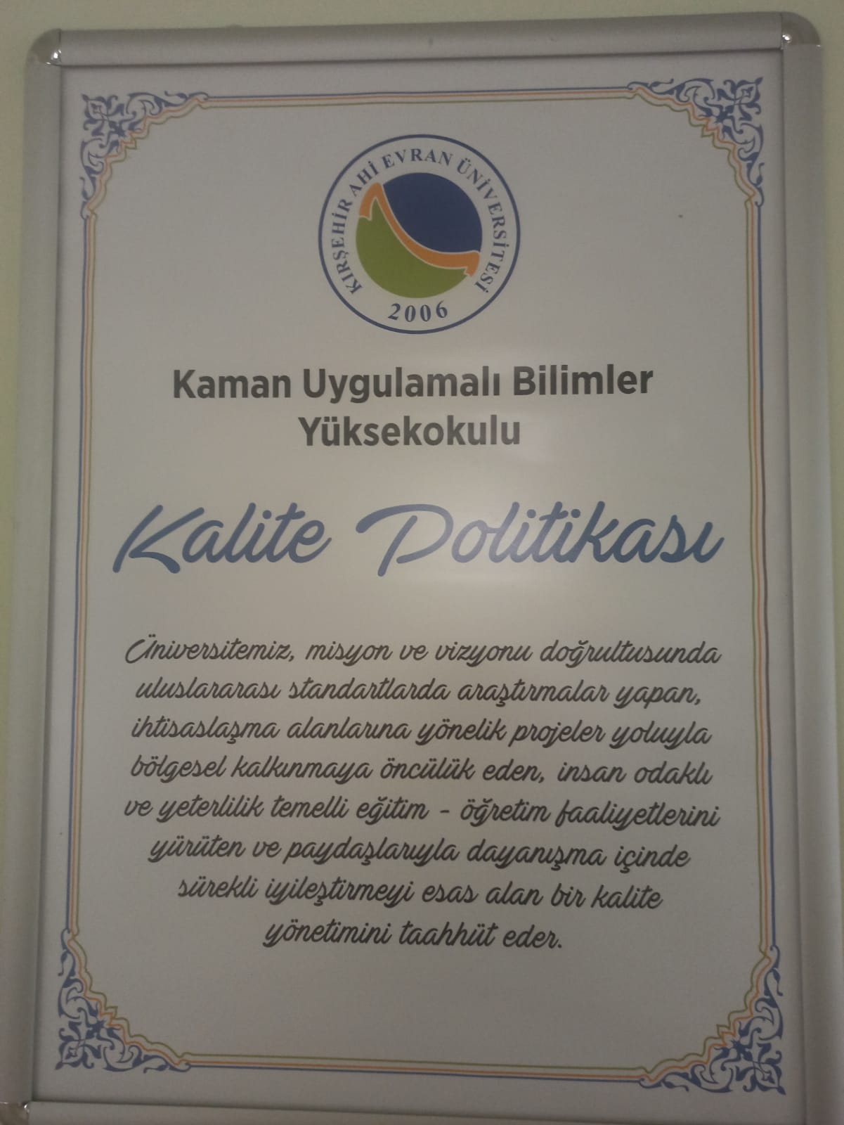 kamanubyo2026 Kalite
